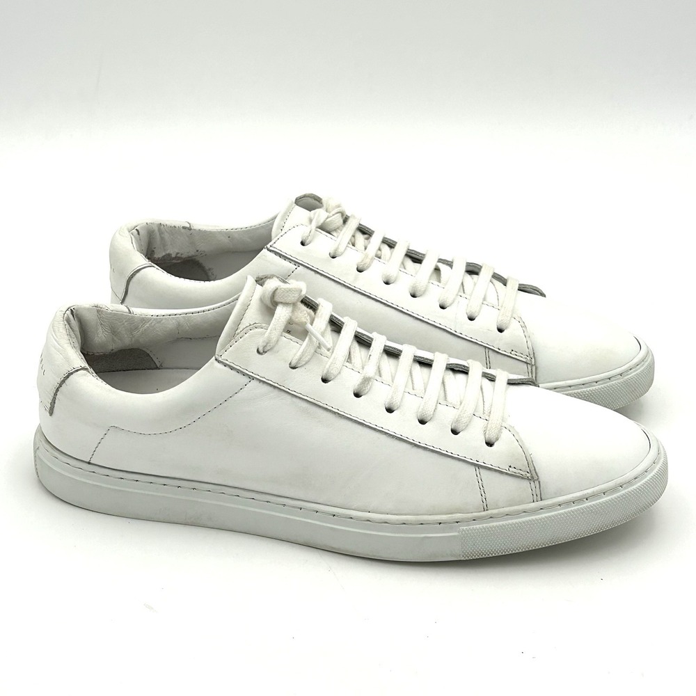 Oliver Cabell Low 1 Leather‎ Sneakers White Size 39 US 6 Italy Made Retail $199